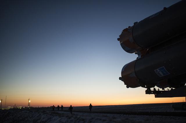 NASA image: Expedition 54 Soyuz Rollout