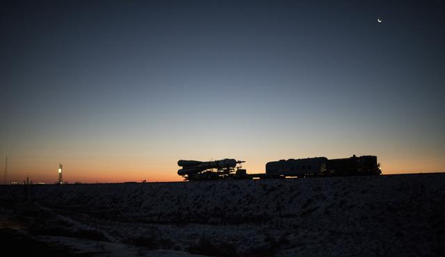 NASA image: Expedition 54 Soyuz Rollout