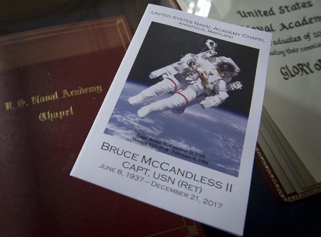 NASA image: Bruce McCandless Funeral Service