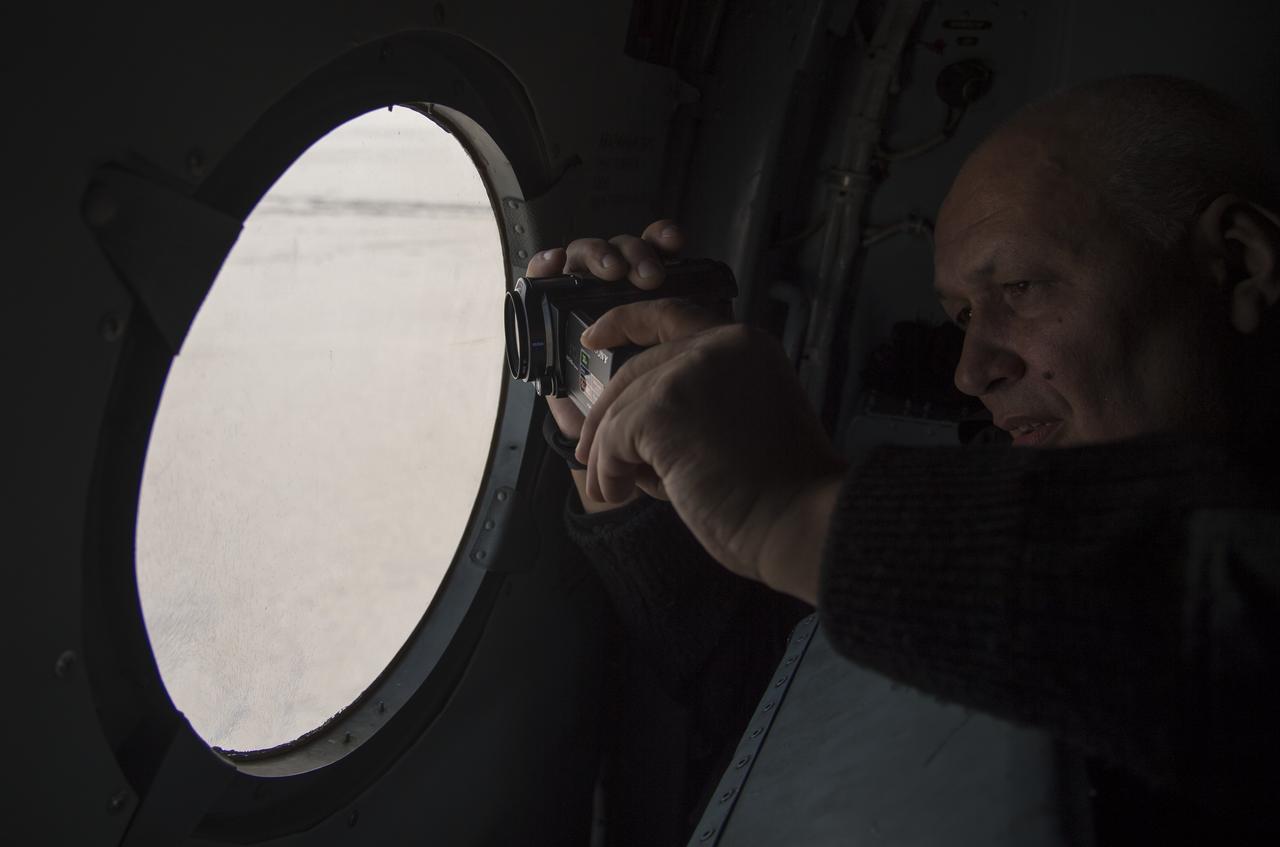 Russian Search and Rescue teams deploy on MI-8 helicopters from Karaganda to Zhezkazgan, Kazakhstan to prepare for the Soyuz MS-06 landing with Expedition 54 crew members Joe Acaba and Mark Vande Hei of NASA and cosmonaut Alexander Misurkin, Monday, Feb. 26, 2018. Acaba, Vande Hei, and Misurkin are returning after 168 days in space where they served as members of the Expedition 53 and 54 crews onboard the International Space Station. Photo Credit: (NASA/Bill Ingalls)