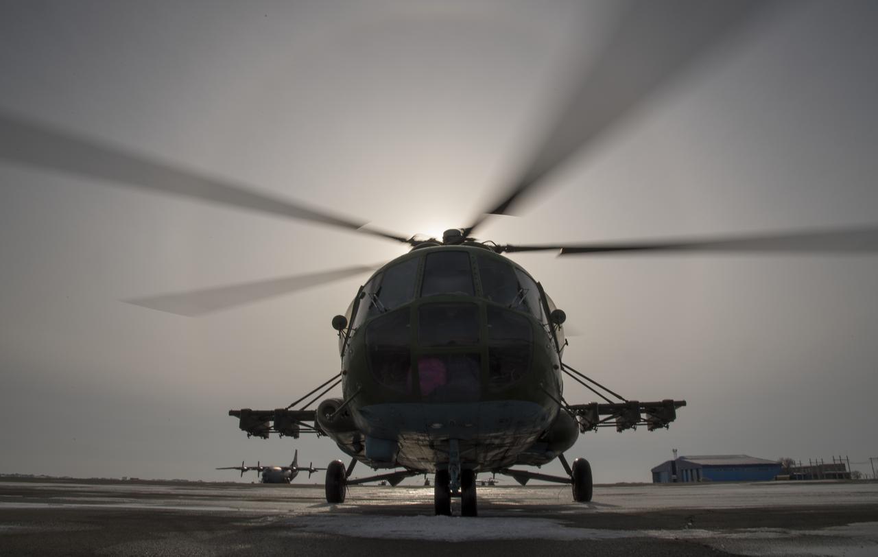 NASA, Roscosmos, and Russian Search and Rescue teams arrive in Zhezkazgan, Kazakhstan to prepare for the Soyuz MS-06 landing with Expedition 54 crew members Joe Acaba and Mark Vande Hei of NASA and cosmonaut Alexander Misurkin, Monday, Feb. 26, 2018. Acaba, Vande Hei, and Misurkin are returning after 168 days in space where they served as members of the Expedition 53 and 54 crews onboard the International Space Station. Photo Credit: (NASA/Bill Ingalls)