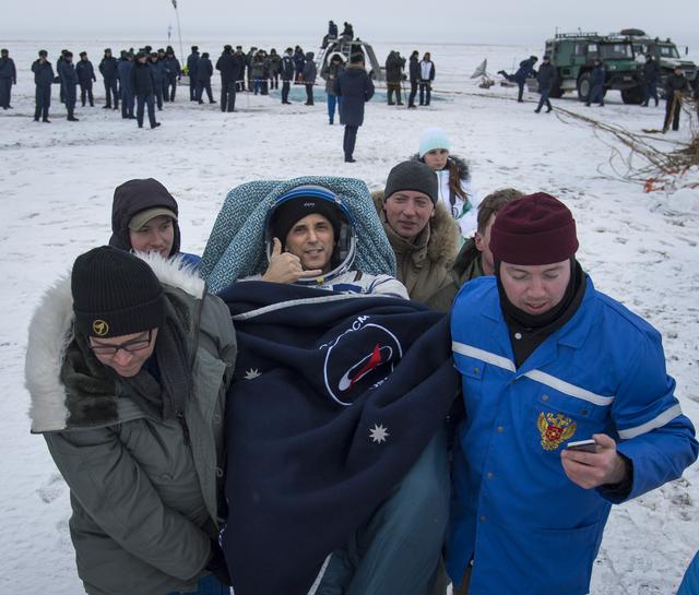 NASA image: Expedition 54 Soyuz MS-06 Landing