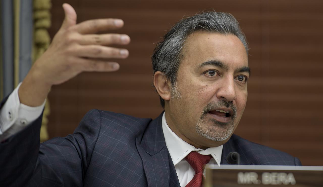 Rep. Ami Bera, D-Calif., delivers opening statements during a House Committee on Science, Space, and Technology, Subcommittee on Space, hearing overview of the NASA Budget for Fiscal Year 2019, Wednesday, March 7, 2018, at the Rayburn House Office Building in Washington. Photo Credit: (NASA/Bill Ingalls)