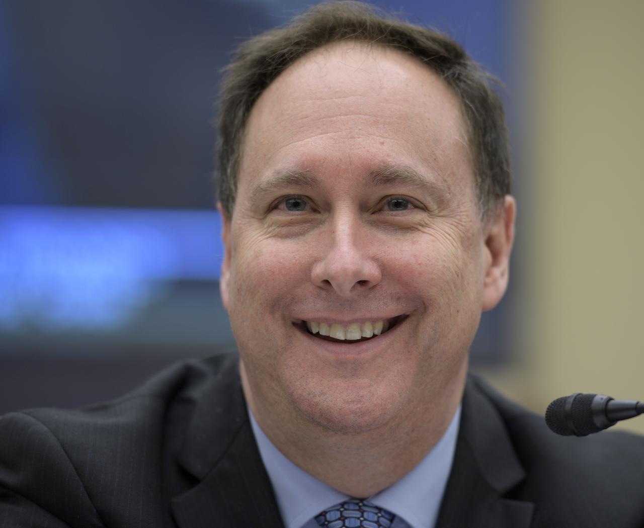 Acting NASA Administrator Robert Lightfoot testifies during a House Committee on Science, Space, and Technology, Subcommittee on Space, hearing overview of the NASA Budget for Fiscal Year 2019, Wednesday, March 7, 2018, at the Rayburn House Office Building in Washington. Photo Credit: (NASA/Bill Ingalls)