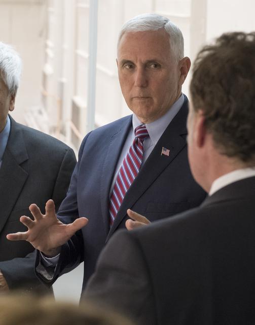 NASA image: Vice President Pence Tours Jet Propulsion Laboratory