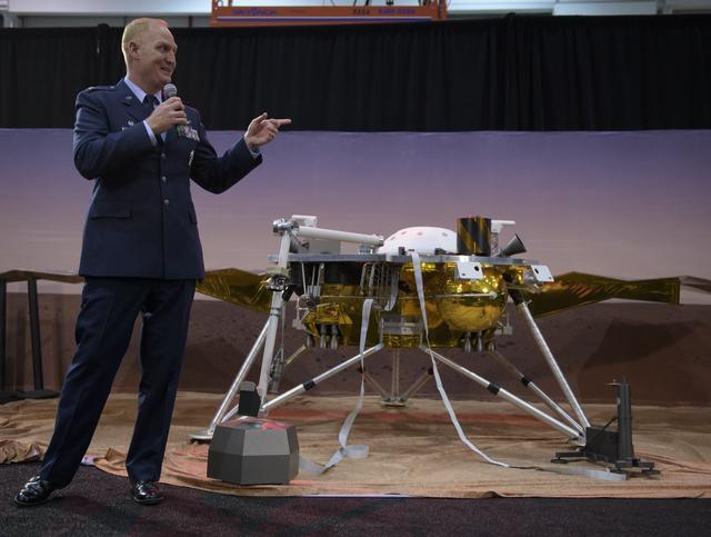 NASA image: InSight Prelaunch Briefing