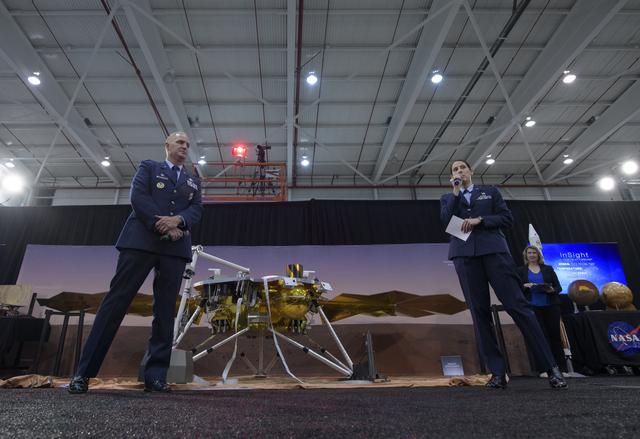 NASA image: InSight Prelaunch Briefing