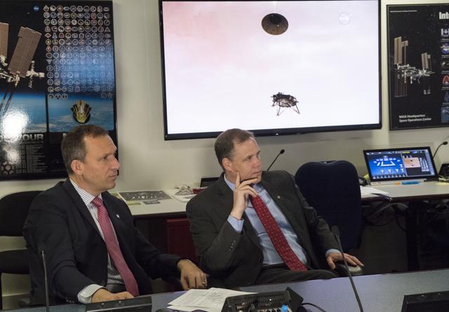 NASA image: NASA Administrator Watches InSight Launch