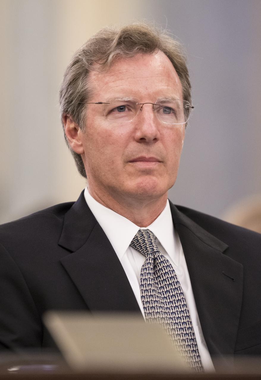NASA Inspector General Paul Martin is seen during a Senate Subcommittee on Space, Science, and Competitiveness hearing titled "Examining the Future of the International Space Station: Administration Perspectives" Wednesday, May 16, 2018 in the Russell Senate Office Building on Capitol Hill in Washington. Photo Credit: (NASA/Joel Kowsky)