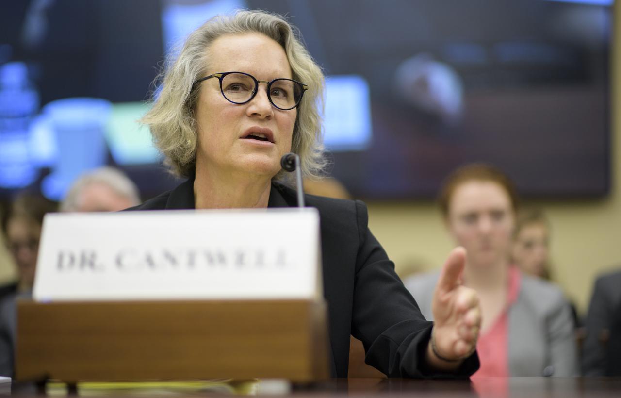 Elizabeth Cantwell, chief executive officer at the Arizona State University Research Enterprise, testifies during a House Committee on Science, Space, and Technology hearing titled "America's Human Presence in Low-Earth Orbit" on Thursday, May 17, 2018 in the Rayburn House Office Building in Washington. Photo Credit: (NASA/Joel Kowsky)