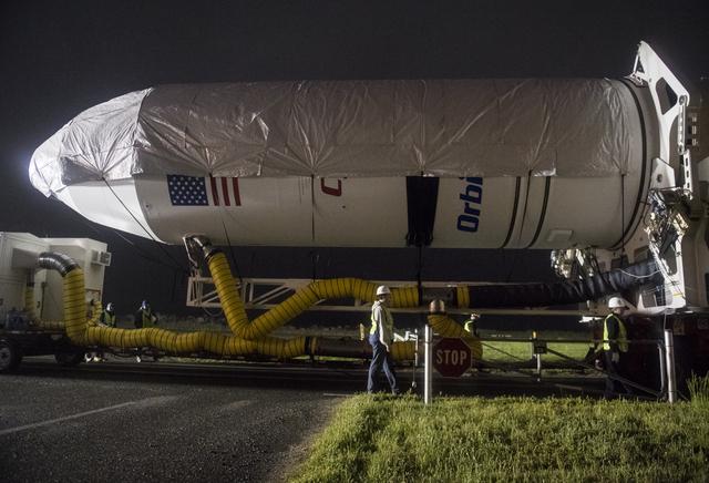 NASA image: Orbital ATK CRS-9 Rollout