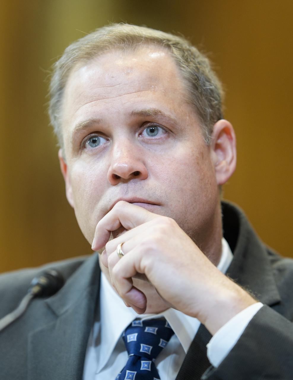 NASA Administrator Jim Bridenstine testifies before the Senate Subcommittee on Commerce, Justice, Science, and Related Agencies during a hearing to review the Fiscal Year 2019 funding request and budget justification for the National Aeronautics and Space Administration, Wednesday, May 23, 2018 in the Dirksen Senate Office Building in Washington.  Photo Credit: (NASA/Joel Kowsky)
