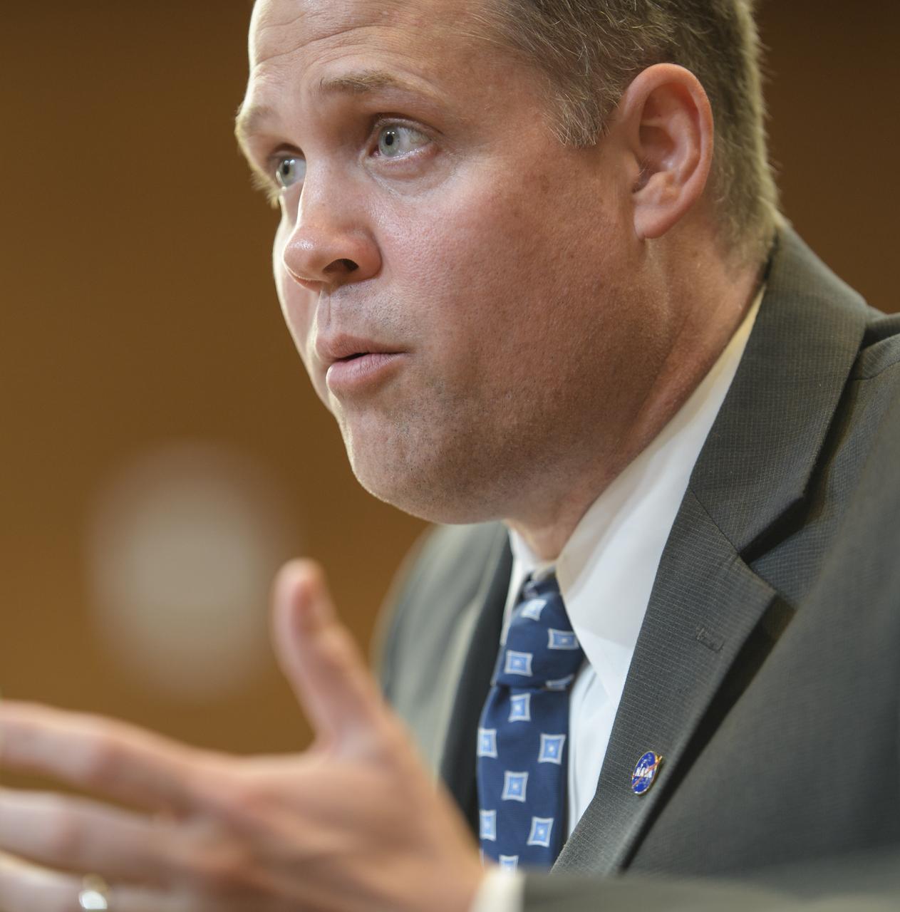 NASA Administrator Jim Bridenstine testifies before the Senate Subcommittee on Commerce, Justice, Science, and Related Agencies during a hearing to review the Fiscal Year 2019 funding request and budget justification for the National Aeronautics and Space Administration, Wednesday, May 23, 2018 in the Dirksen Senate Office Building in Washington.  Photo Credit: (NASA/Joel Kowsky)