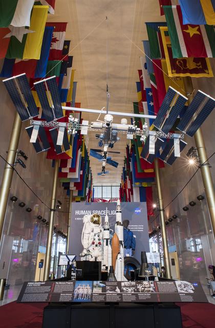 NASA image: NASA 60th Anniversary Exhibit at Kennedy Center