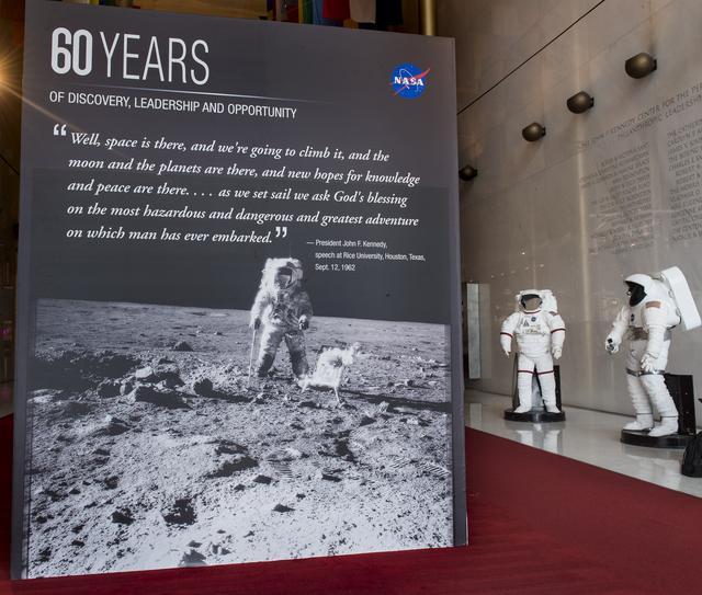 NASA image: NASA 60th Anniversary Exhibit at Kennedy Center