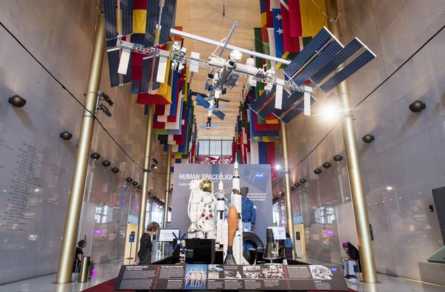 NASA image: NASA 60th Anniversary Exhibit at Kennedy Center