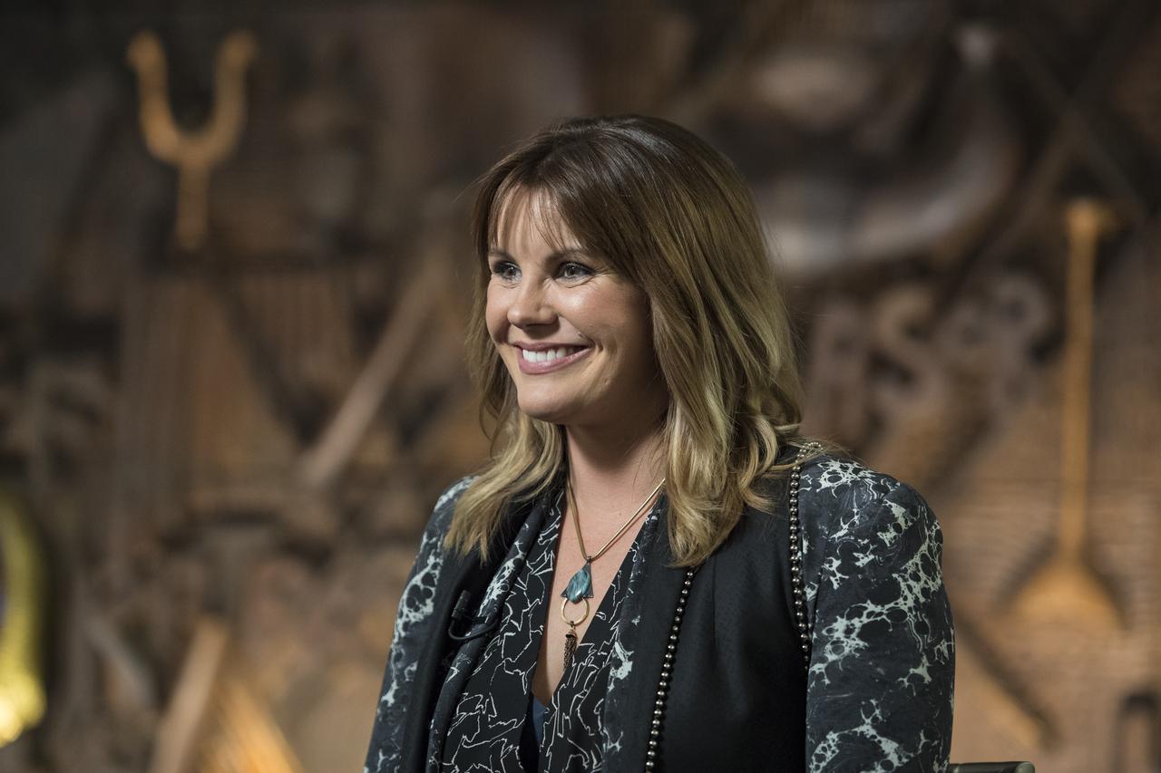 Musician Grace Potter is interviewed by NASA TV, Friday, June 1, 2018 at the John F. Kennedy Center for the Performing Arts ahead of the "National Symphony Orchestra Pops: Space, the Next Frontier," celebrating NASA's 60th Anniversary in Washington DC. The event featured music inspired by space including artists Will.i.am, Grace Potter, Coheed & Cambria, John Cho, and guest Nick Sagan, son of Carl Sagan. Photo Credit: (NASA/Aubrey Gemignani)