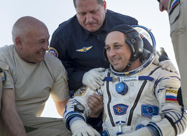 NASA image: Expedition 55 Soyuz MS-07 Landing