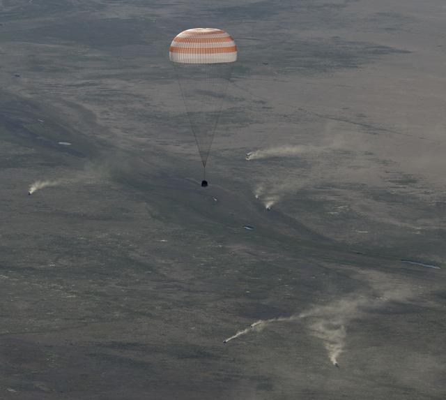 NASA image: Expedition 55 Soyuz MS-07 Landing