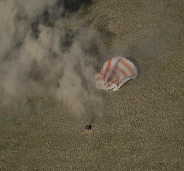 NASA image: Expedition 55 Soyuz MS-07 Landing