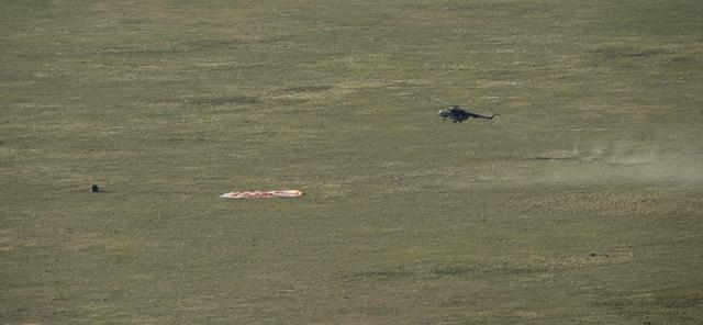 NASA image: Expedition 55 Soyuz MS-07 Landing