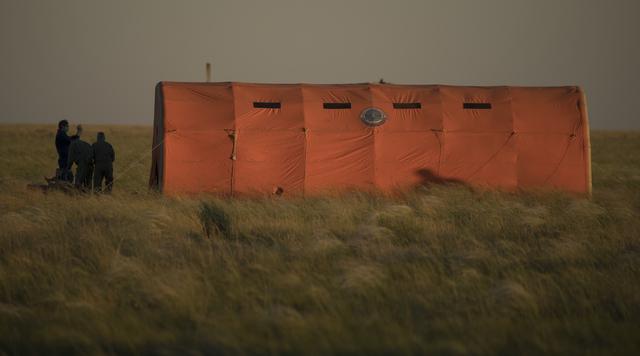 NASA image: Expedition 55 Soyuz MS-07 Landing