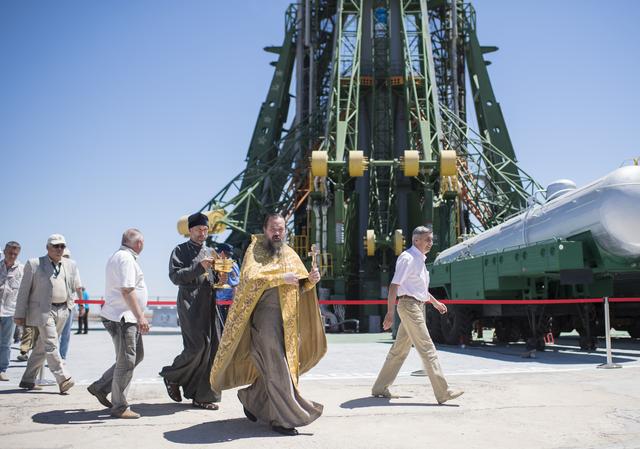 NASA image: Expedition 56 Soyuz Blessing