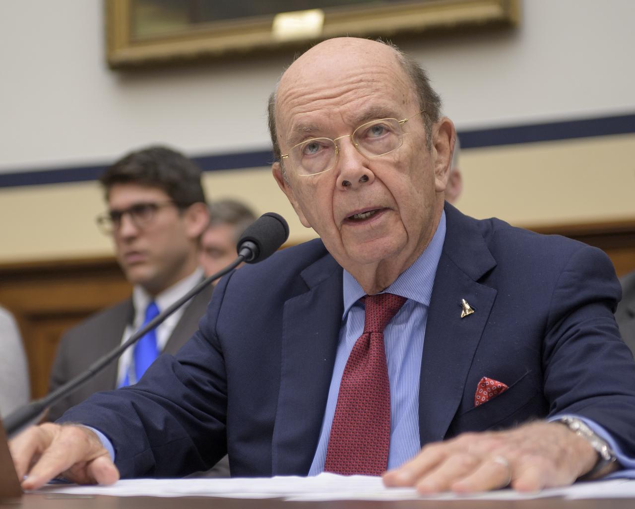 Secretary of Commerce Wilbur Ross testifies before the House Subcommittee on Strategic Forces during a hearing on Space Situational Awareness: Whole of Government Perspectives on Roles and Responsibilities, Friday, June 22, 2018 at the Rayburn House Office Building in Washington. Photo Credit: (NASA/Bill Ingalls)