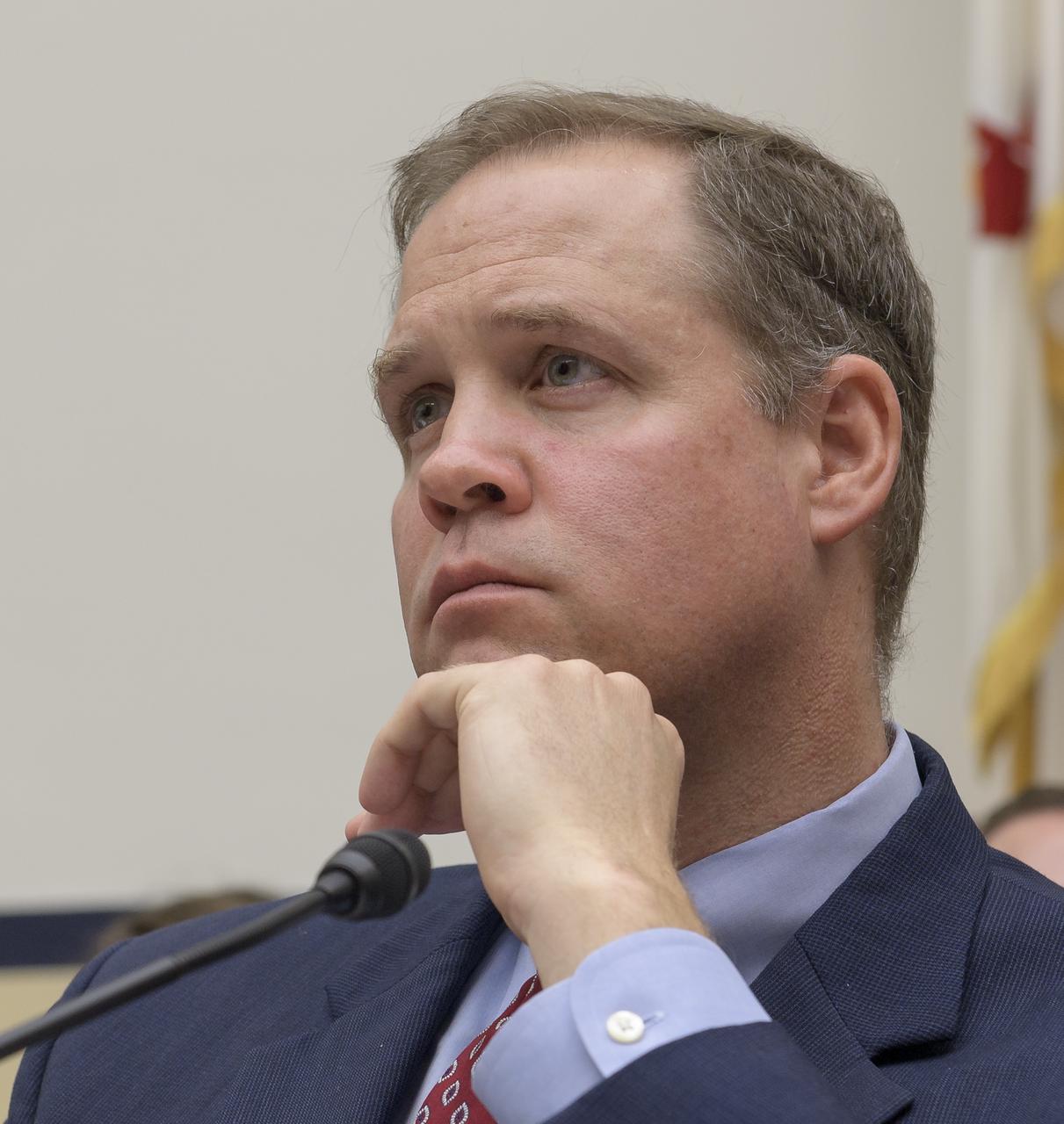 NASA Administrator Jim Bridenstine testifies before the House Subcommittee on Strategic Forces during a hearing on Space Situational Awareness: Whole of Government Perspectives on Roles and Responsibilities, Friday, June 22, 2018 at the Rayburn House Office Building in Washington. Photo Credit: (NASA/Bill Ingalls)