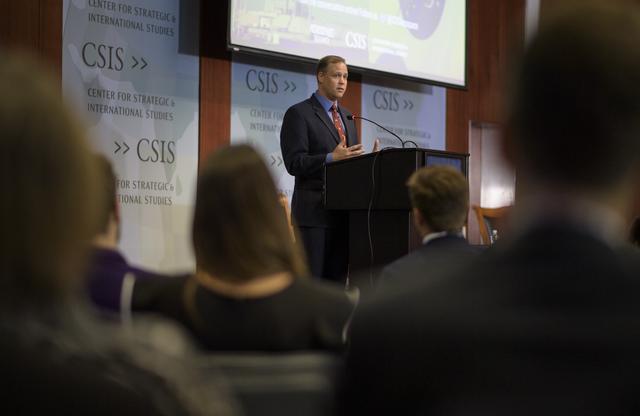 NASA image: NASA Administrator Discusses NASA's 60th Anniversary at CSIS