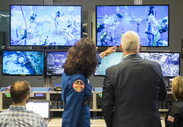 NASA image: VP Pence visits Johnson Space Center