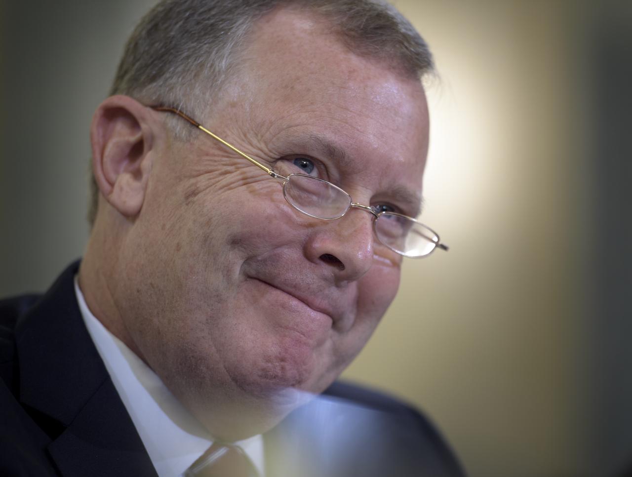 Deputy Senate Sergeant at Arms Jim Morhard appears before the Senate Committee on Commerce, Science, and Transportation as the nominee for Deputy Administrator of NASA on Thursday, Aug. 23, 2018 in the Russell Senate Office Building in Washington. Photo Credit: (NASA/Bill Ingalls)