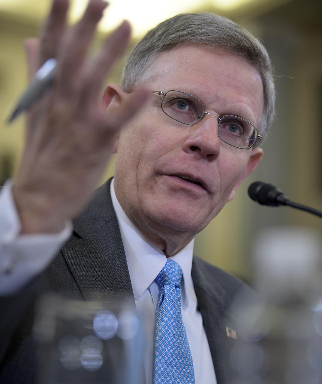Dr. Kelvin Droegemeier of Oklahoma appears before the Senate Committee on Commerce, Science, and Transportation as the nominee to be the Director of the Office of Science and Technology Policy on Thursday, Aug. 23, 2018 in the Russell Senate Office Building in Washington. Photo Credit: (NASA/Bill Ingalls)