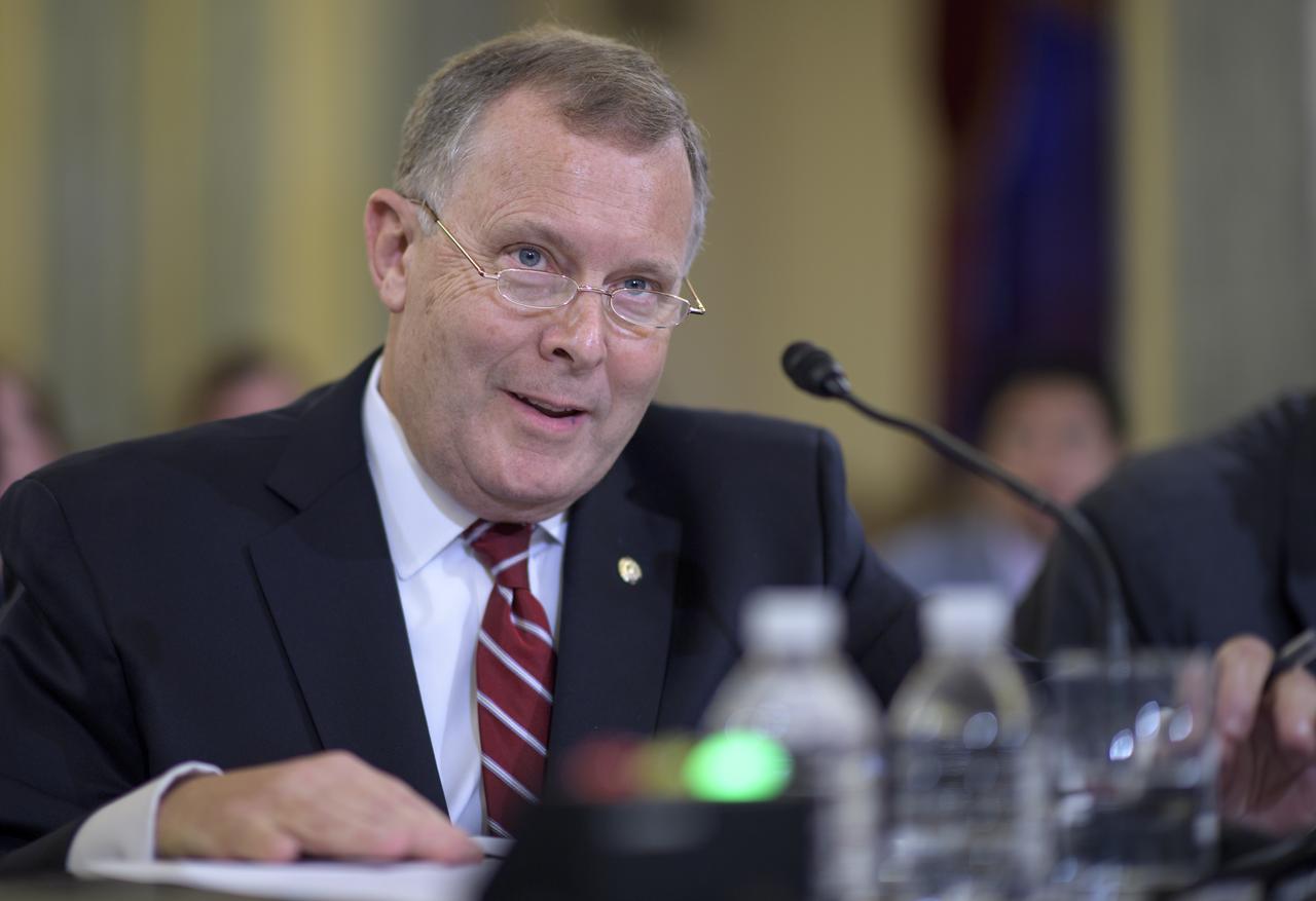 Deputy Senate Sergeant at Arms Jim Morhard appears before the Senate Committee on Commerce, Science, and Transportation as the nominee for Deputy Administrator of NASA on Thursday, Aug. 23, 2018 in the Russell Senate Office Building in Washington. Photo Credit: (NASA/Bill Ingalls)