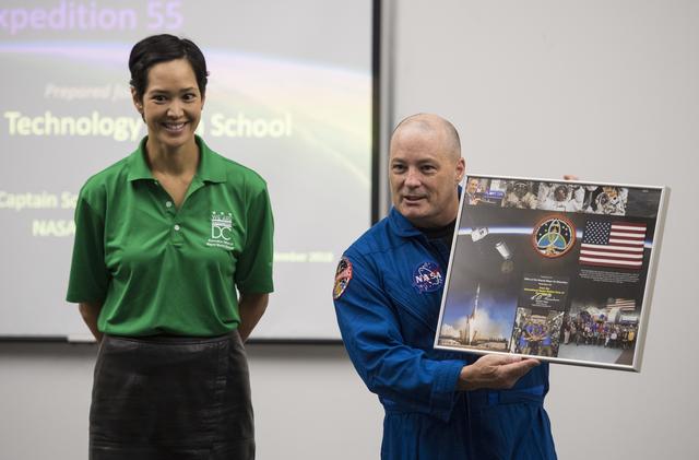 NASA image: Astronaut Scott Tingle at McKinley Technology High School