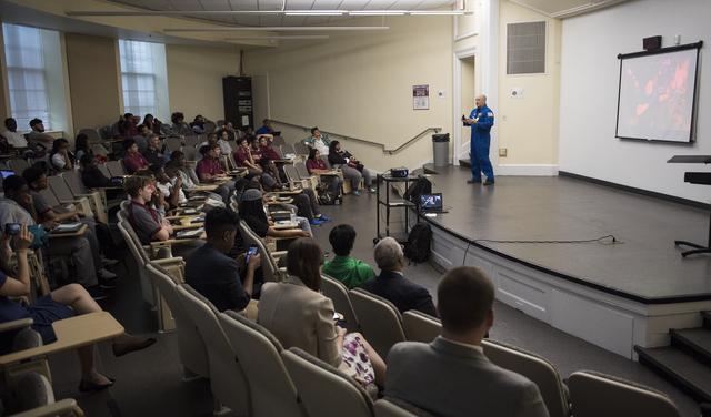 NASA image: Astronaut Scott Tingle at McKinley Technology High School