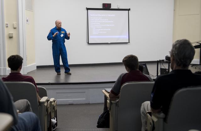 NASA image: Astronaut Scott Tingle at McKinley Technology High School
