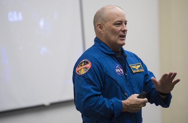 NASA image: Astronaut Scott Tingle at McKinley Technology High School