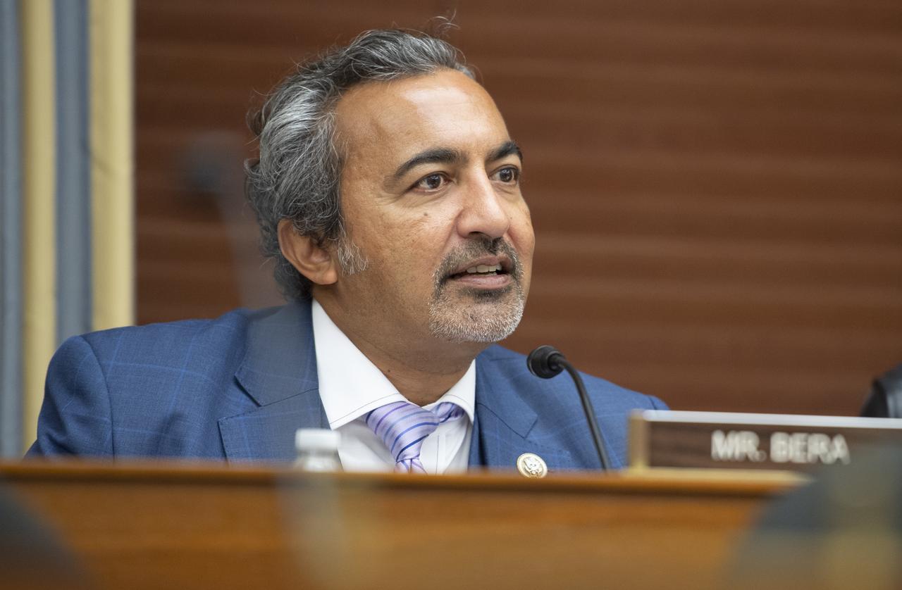 Rep. Ami Bera, D-Cali., speaks during a House Subcommittee on Space hearing titled "60 Years of NASA Leadership in Human Space Exploration: Past, Present, and Future," Wednesday, Sept. 26, 2018 at the Rayburn House Office Building in Washington.  Photo Credit: (NASA/Joel Kowsky)