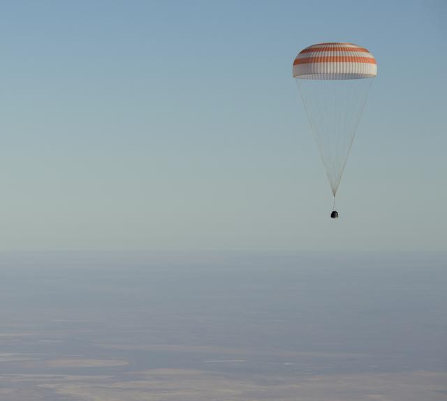 NASA image: Expedition 56 Soyuz MS-08 Landing