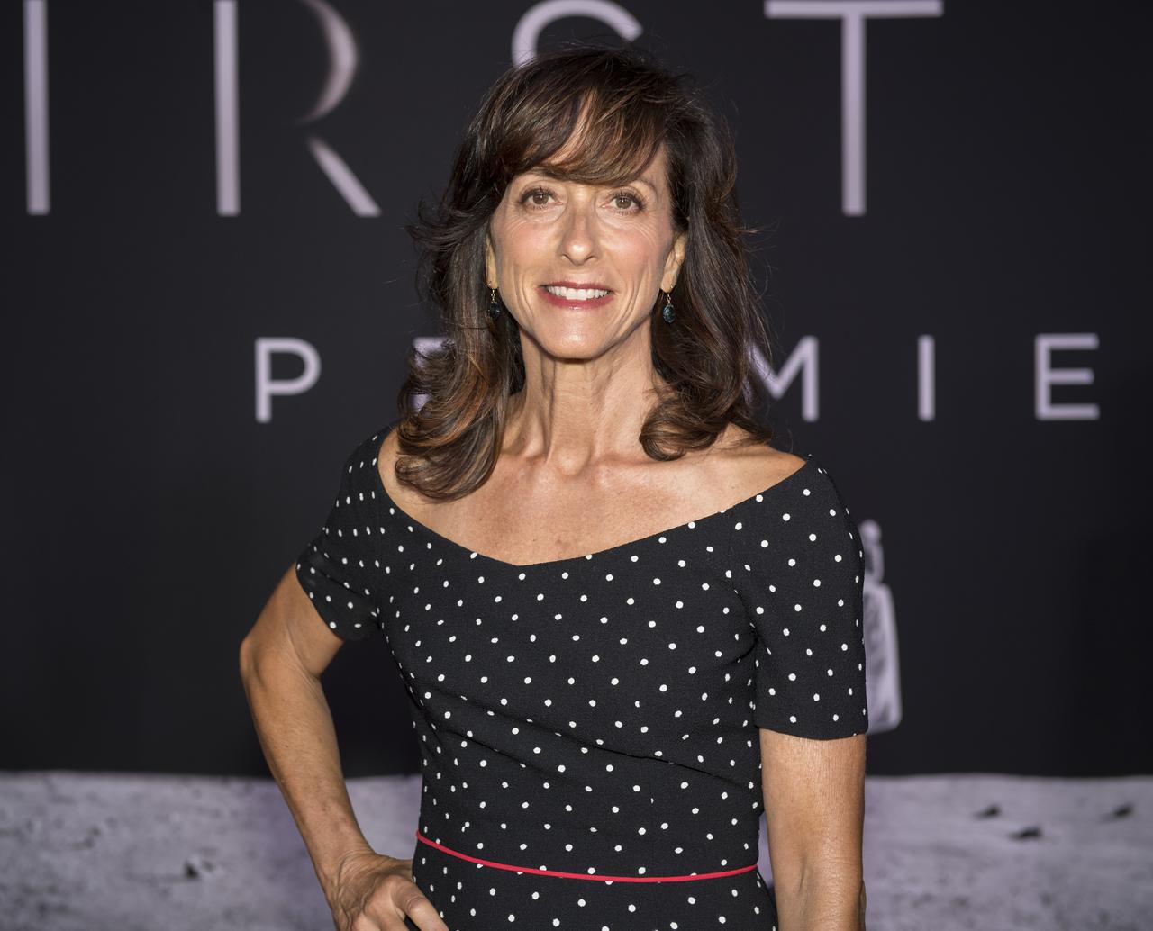 Costume Designer Mary Zophres arrives on the red carpet for the premiere of the film "First Man" at the Smithsonian National Air and Space Museum Thursday, Oct. 4, 2018 in Washington. The film is based on the book by Jim Hansen, and chronicles the life of NASA astronaut Neil Armstrong from test pilot to his historic Moon landing. Photo Credit: (NASA/Aubrey Gemignani)