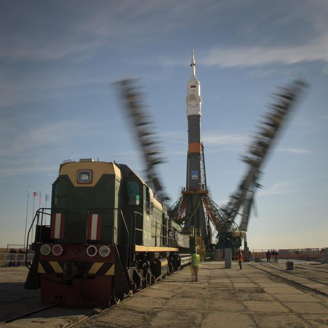 NASA image: Expedition 57 Soyuz Rollout