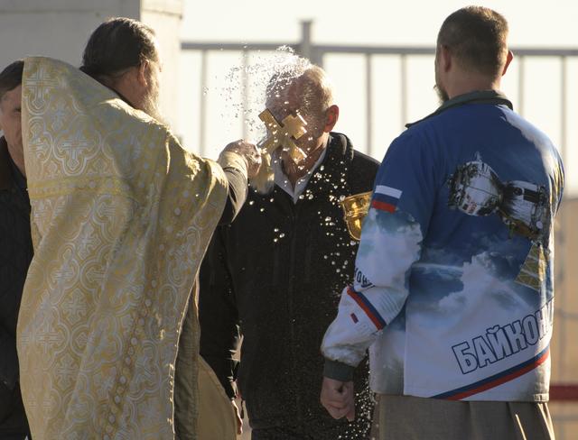 NASA image: Expedition 57 Soyuz Blessing