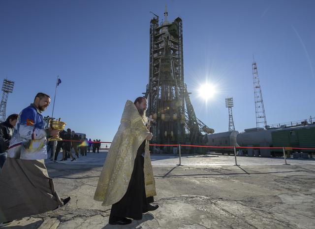 NASA image: Expedition 57 Soyuz Blessing