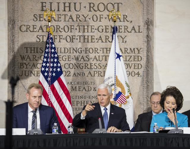 NASA image: National Space Council Meeting