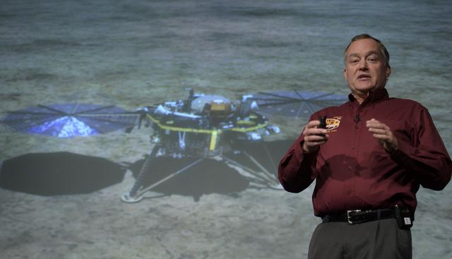 NASA image: InSight Media Briefing