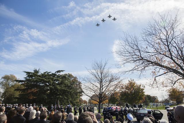 NASA image: Alan Bean Interment