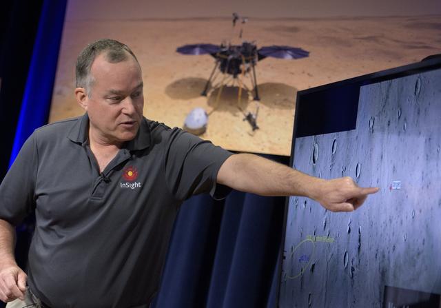 NASA image: Mars InSight Pre-Landing Briefing