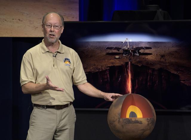 NASA image: Mars InSight Pre-Landing Briefing