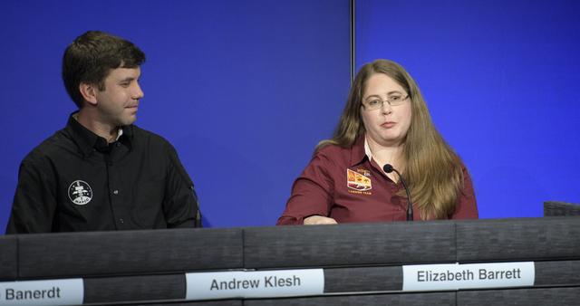 NASA image: Mars InSight Post Landing Press Conference